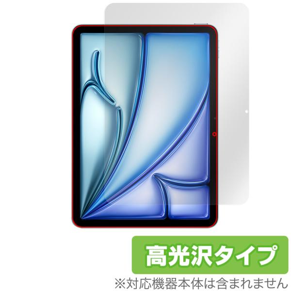iPad Air 11インチ M3 2025 保護フィルム フロントカメラ穴なし OverLay B...