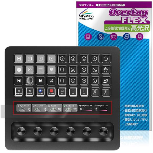 Elgato STREAM DECK ＋ XL LCDキー用 保護フィルム OverLay FLEX...