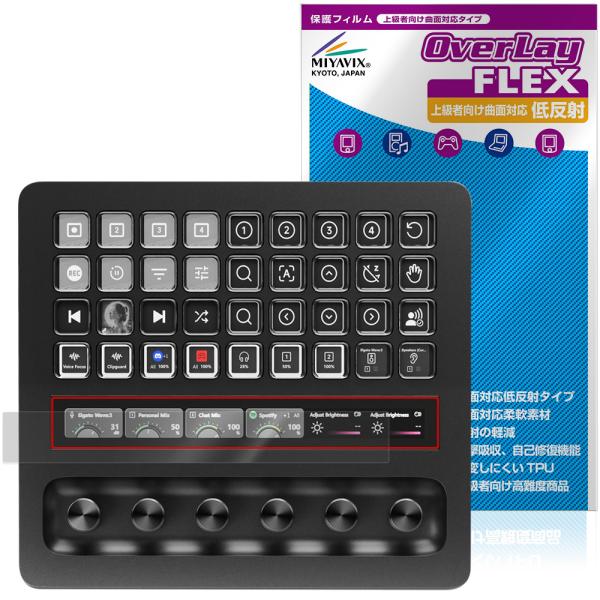 Elgato STREAM DECK ＋ XL LCDキー用 保護フィルム OverLay FLEX...