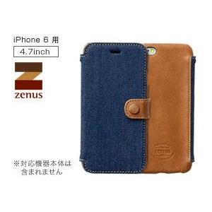 Zenus Denim Vintage Pocket Diary for iPhone 6｜visavis