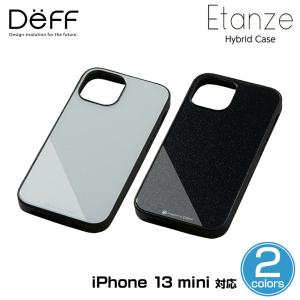 iPhone 13 mini 用 ケース Hybrid Case Etanze for アイフォン 13 ミニ Deff ハイブリッドケース エタンゼ ワイヤレス充電対応 防汚 化学強化ガラス ディーフ｜ビザビ Yahoo!店