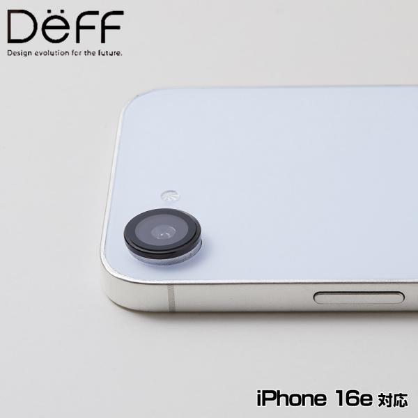 iPhone16e カメラレンズカバー Deff HYBRID CAMERA LENS COVER ...