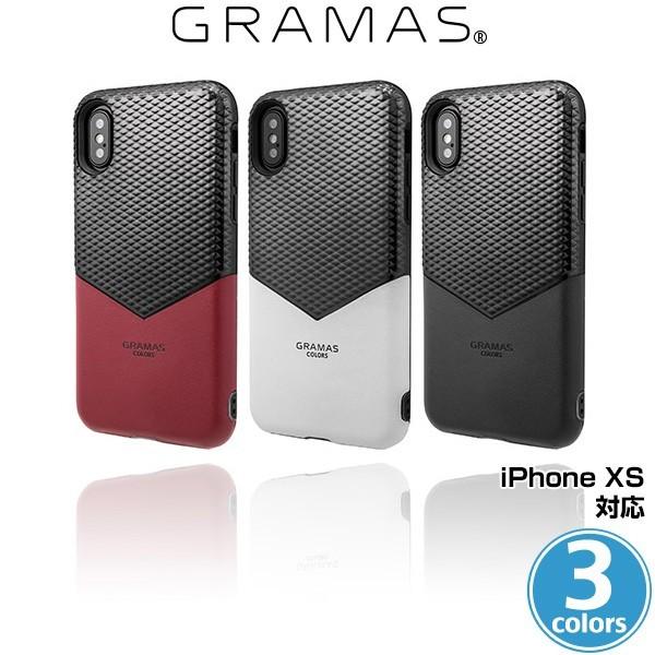 iPhone XS 用 GRAMAS COLORS ”Edge” Hybrid Shell Case...