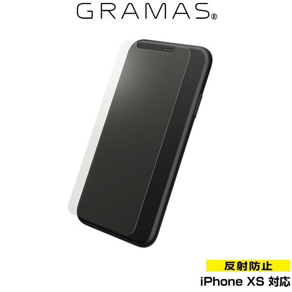 GRAMAS Protection Glass Anti Glare for iPhone XS 9...