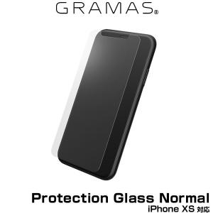 GRAMAS Protection Glass Normal GGL-32418NML for iPhone XS MAX 透過率91%の保護ガラスの商品画像