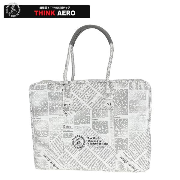 THINK AERO NERWSPAPER 超軽量 タイベック素材 ブリーフケース シンクエアロニュ...