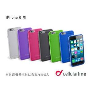 スマホケース cellularline Color Slim カラー ラバーケース for iPho...