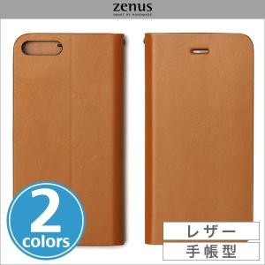 iPhone 8 Plus / iPhone 7 Plus 用 Zenus Signature Diary for iPhone 8 Plus / iPhone 7 Plusストラップ 手帳型ケース 手帳 カバー プラス｜visavis