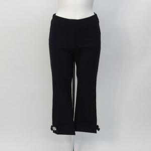 裾折り返しデザイン　ハイテンション素材パンツ＊GALLERY