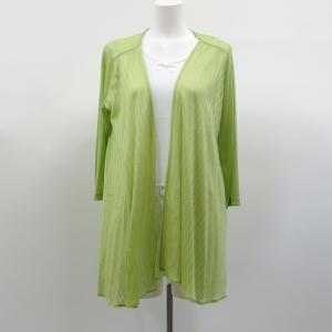 アイレットメッシュ素材前開きカーディガン＊GALLERY