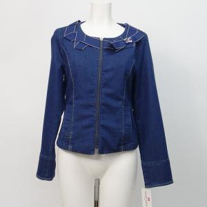 サンプルセール！19年春夏アイテム　襟ぐりリボンが可愛いデニムジャケット＊GALLERY