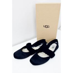 UGG アグ  LENA FLUFF　FLAT(レナ フラッフ フラット)　シューズ  5 1095089 黒｜vision-group