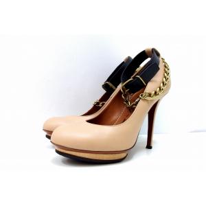 LANVIN ランバン  【レア】 チェーン アンクルストラップ パンプス アルベール エルバス時代...