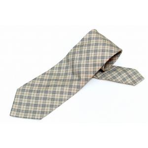 BURBERRY LONDON バーバリーロンドン  ノバチェック シルク ネクタイ ベージュ