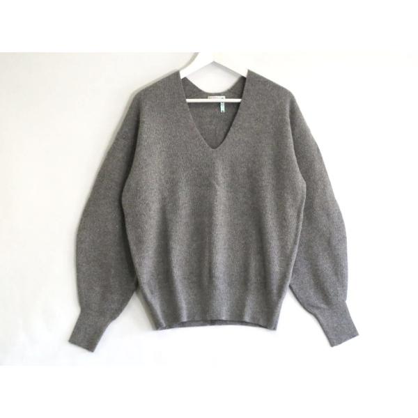 ＜23AW＞＜クリーニング済み＞ ESTNATION エストネーション  ラメVネックニット（セータ...