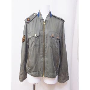 ZADIG&amp;VOLTAIRE ザディグエヴォルテール  バックスカル ジップアップ　薄手 ミリタリー...