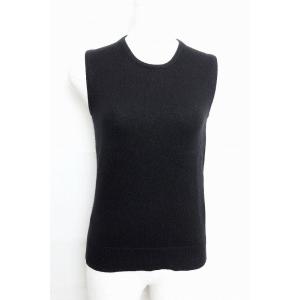 MICHAEL KORS マイケルコース シルク×カシミヤ　ノースリーブニット 4 ブラック