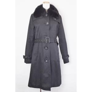 MOONBAT ムーンバット FUR リアルファーカラー ロングコート ブラック : ok4818216113 : Visionヤフーショッピング店  - 通販 - Yahoo!ショッピング
