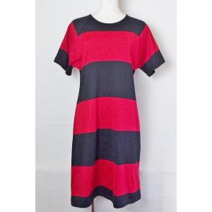 日本公式品 marimekko シルク混 フラワーモチーフ ワンピース シルク混