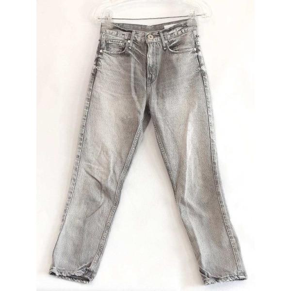 upper hights アッパーハイツ  ブラックデニム　ダメージ加工　ジーンズ  ・22 グレー