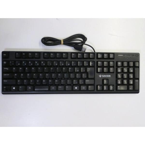 BUFFALO バッファロー  USB接続 有線 ゲーミングキーボード メンブレン BSKBCG30...