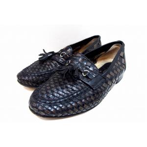 【HEYRAUD ヘイロード】 イタリア製 イントレチャート　タッセル ローファー メンズ  39