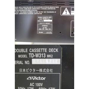 Victor ビクター Wカセットデッキ ダブ...の詳細画像5