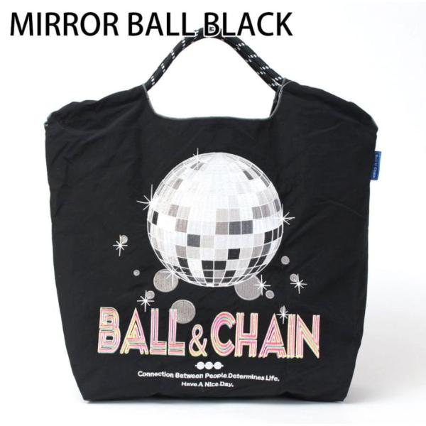 ボールアンドチェーン Ball&amp;Chain バッグ 刺繍 ミックス エコバッグ 正規品 ストラップ ...