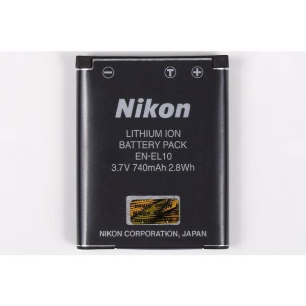 【当店1年保証】Nikon ニコン EN-EL10 純正 リチャージブル カメラバッテリー リチウム...