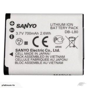 SANYO DB-L80 Xacti 用 リチウムイオン電池｜visionfresh