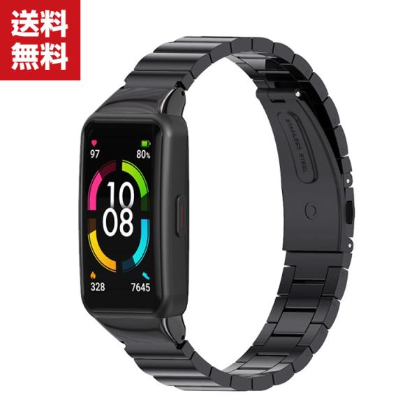 「ポイント」HUAWEI Band 6  ウェアラブル端末・スマートウォッチ 交換 バンド 高級ステ...