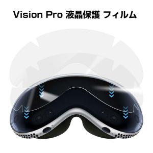 アップル Apple Vision Pro 液晶保護フィルム 1枚入り TPU フィルム 光沢 傷防止  フィルム  アップル VR 保護シート   貼り付け簡単｜visos-store