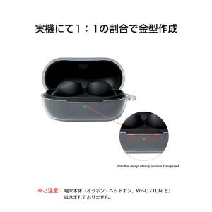 WF-C710N ケース 耐衝撃 クリア カバ...の詳細画像2