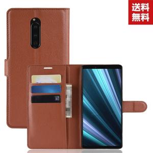 「ポイント」SONY Xperia 1 10 10 Plus 手帳型 レザー おしゃれ ケース エクスぺリア CASE 汚れ防止 スタンド機能 カード収納｜visos-store