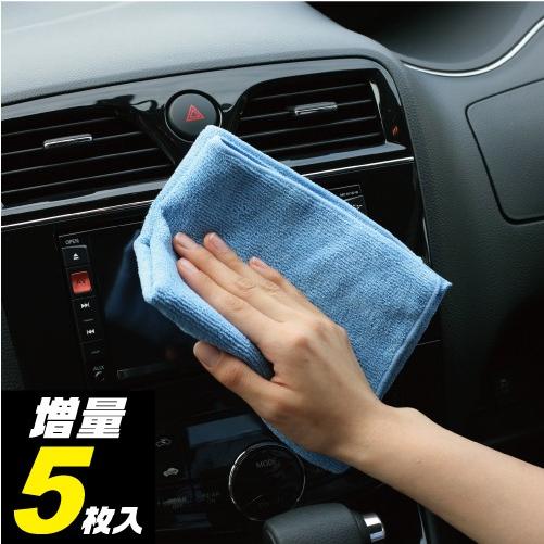 洗車　SpaPlus ＭＦカーメンテクロス5枚　16000430-2-ｃ