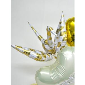 米寿祝い 金位の折り鶴 バルーンアレンジメント...の詳細画像5