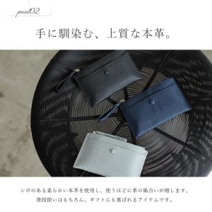 フラグメントケース レディース 薄型 レザー ...の詳細画像5