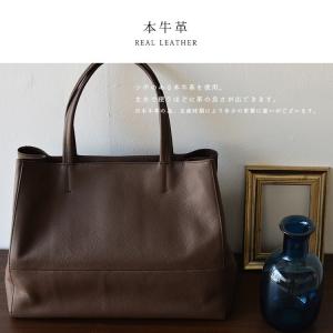 トートバッグ レディース メンズ 大きめ 本革...の詳細画像1