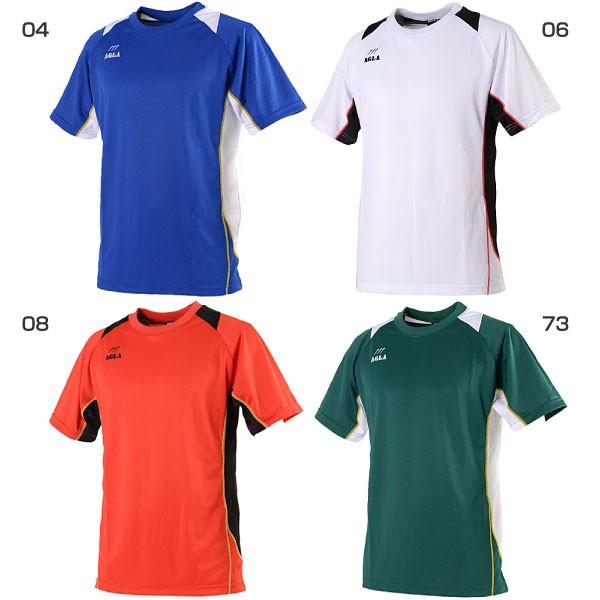 アグラ メンズ ゲームシャツ 半袖 サッカーウェア フットサルウェア トップス AG901
