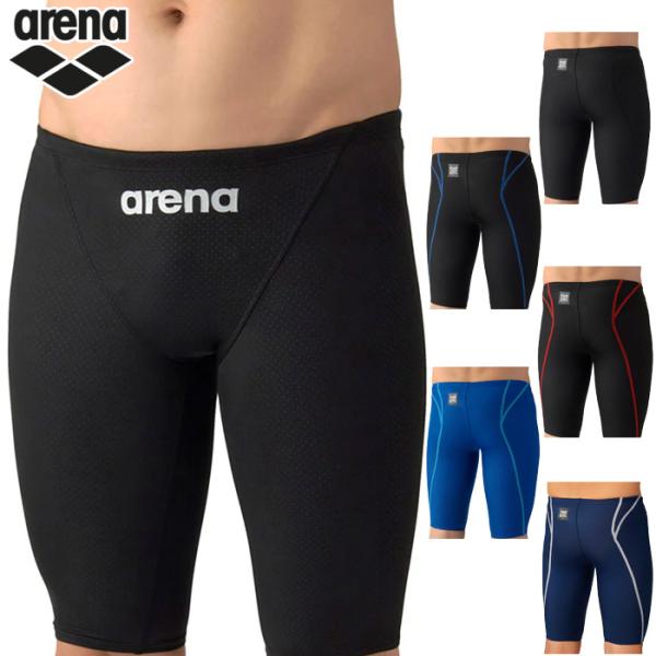 WA承認 アリーナ メンズ アクアアドバンスドハーフスパッツ スイムウエア スイミング 水泳 競泳水...