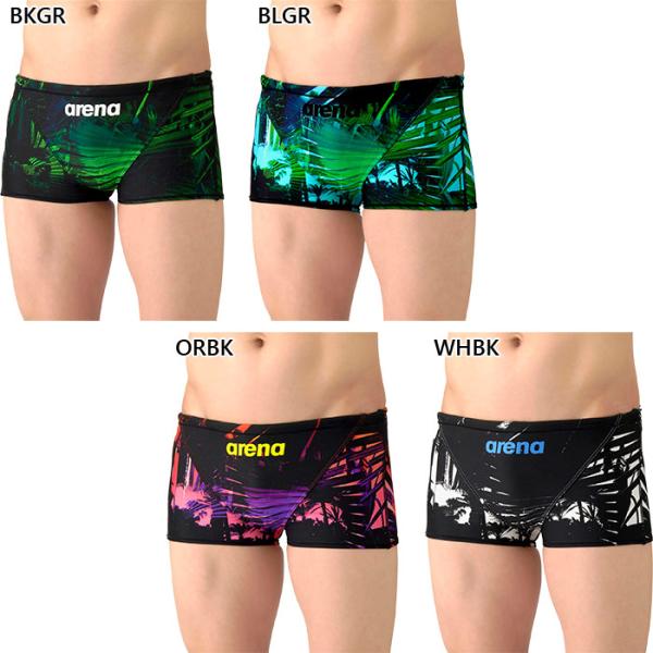 アリーナ メンズ タフスーツ トレーニングスパッツ ショートレッグ スイムウエア スイミング 水泳 ...