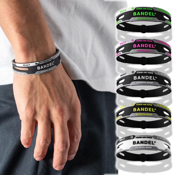 バンデル メンズ レディース リアクト ブレスレット REACT Bracelet シリコン アクセ...