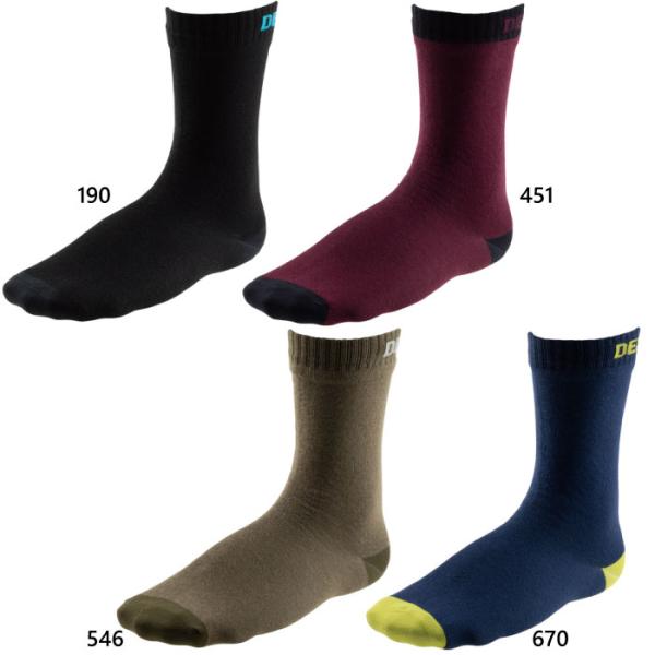 キャラバン メンズ レディース ウルトラシン クルー 防水ソックス デクシェル dexshell 靴...