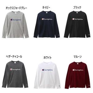 チャンピオン メンズ ロングスリーブTシャツ カジュアルウェア トップス 長袖Tシャツ C3-Q401｜vitaliser