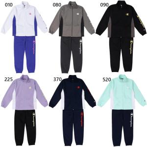 上下セット チャンピオン ジュニア キッズ トレーニングスーツ TRAINING SUIT セットアップ フィットネス トレーニングウェア 長袖 ロングパンツ CK-ZSW01｜vitaliser