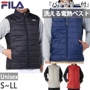 フィラ メンズ バッテリー付き電熱ベスト ゴルフウェア