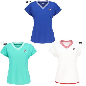 FILA（フィラ） テニスウェア Tシャツ 半袖 レディース ゲームシャツ