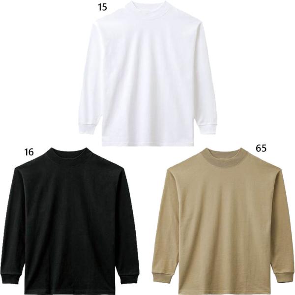 ライフマックス メンズ レディース 10.2オンススーパーヘビーウェイト モックネック 長袖Tシャツ...