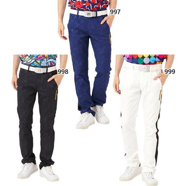 ラウドマウス メンズ 脇切替ラインパンツ ゴルフウェア ボトムス UVカット ストレッチ 77230...