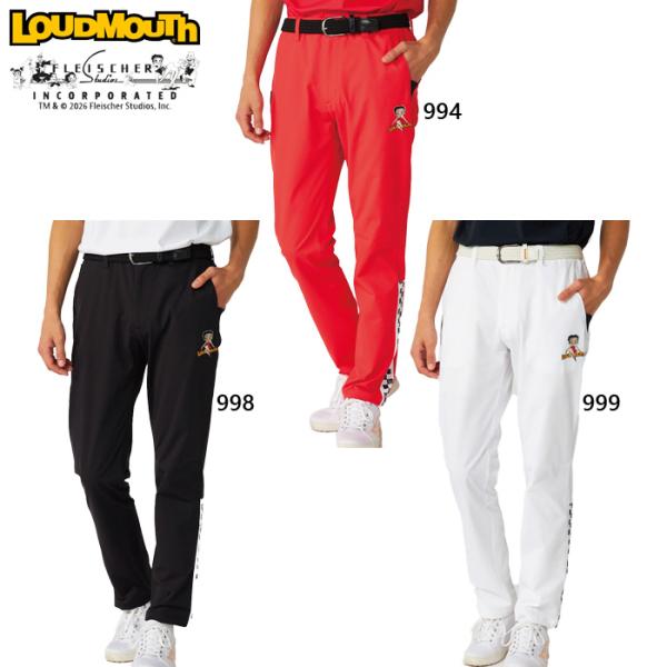 ラウドマウス メンズ ベティー ブープ LOUDMOUTH×Betty Boop ロングパンツ ゴル...